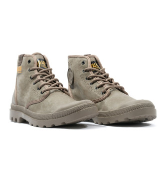 Palladium Boots Pampa Hi Coated green