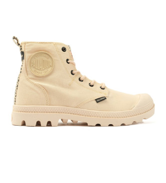 Palladium Bottes beiges Pampa Hi Safari