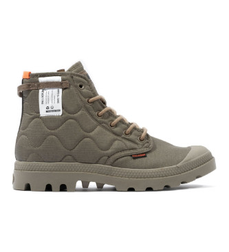 Palladium Pampa Re-Quilted groene laarzen