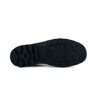 Palladium Stivali Pampa Zip in pelle nera