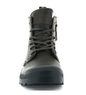 Palladium Pampa Zip leather boots black