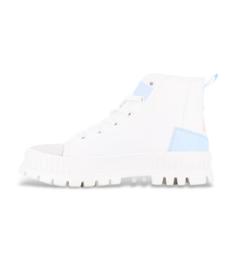 Palladium Pallashock Backzip Ankle Boots white