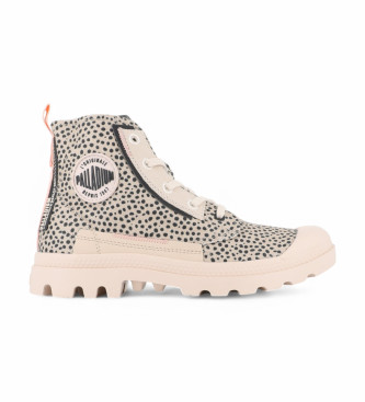 Palladium Pampa beige ankle boots