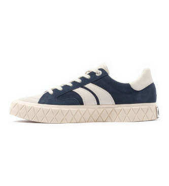 Palladium Palla Ace Lo - Baskets en cuir bleu marine