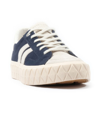 Palladium Palla Ace Lo navy leather trainers