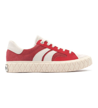 Palladium Zapatillas de piel Palla Ace Lo rojo