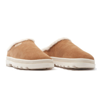 Palladium Palladune Warm brown slippers