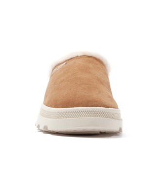 Palladium Palladune Warm brown slippers