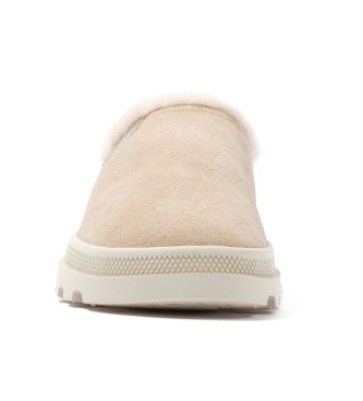 Palladium Palladune Warme beige pantoffels