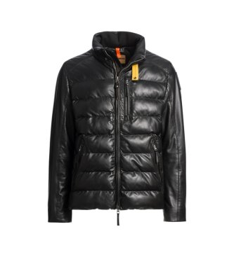 Parajumpers Giacca di Pelle Ernie nera