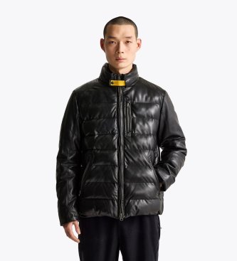 Parajumpers Giacca di Pelle Ernie nera