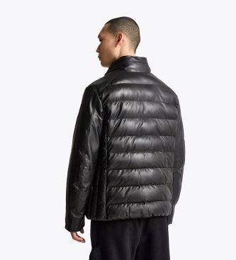 Parajumpers Giacca di Pelle Ernie nera