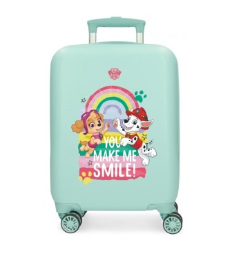 Disney Paw Patrol Be happy valise cabine 50 cm turquoise