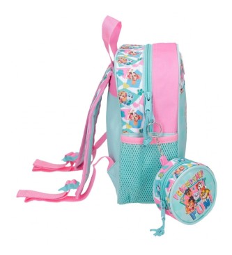 Joumma Bags Paw Patrol nursery backpack Friendship fun adaptable to turquoise trolley