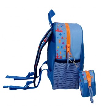 Joumma Bags Paw Patrol Rescue Knights nursery backpack adaptable to trolley blue
