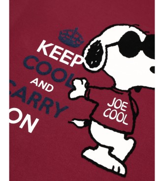 Aznar Innova Snoopy Cool Long Sleeve Pyjama maroon