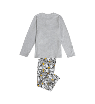 Aznar Innova Snoopy Funny Long Sleeve Pyjamas grey