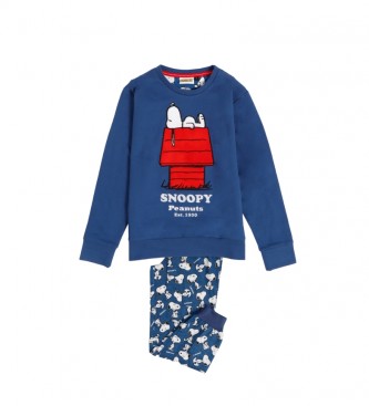 Aznar Innova Snoopy Home long sleeve pyjamas blue