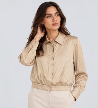 PennyBlack Goldene Fatuo Almond Bluse