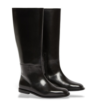 PennyBlack Stivali Fianco in pelle nera