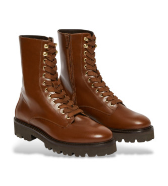 PennyBlack Braune Upupa-Lederstiefel