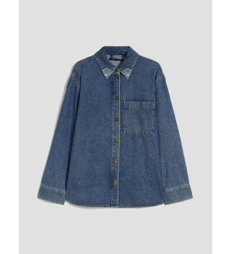 PennyBlack pbbgelo Denim blaues Hemd