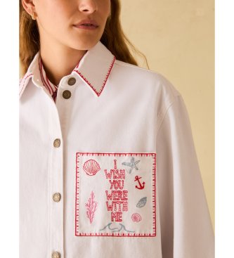 PennyBlack Hemd pbbgelo denim wei�