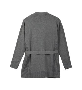 PennyBlack Strickjacke mit Kragen in Grau