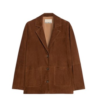 PennyBlack Chaqueta de cuero Pbbpala marrón
