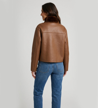 PennyBlack Wendejacke mit geradem Schnitt Extra braun
