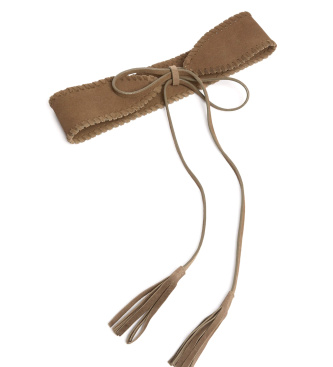 PennyBlack Ceinture en cuir Taille haute Pbaasta beige