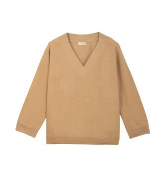 PennyBlack Brązowy sweter Macchia