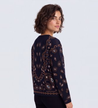 PennyBlack Marineblauer Samba-Pullover