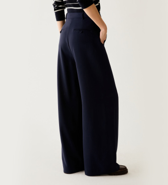 PennyBlack Weite Hose aus Povatta-Cady in Marineblau