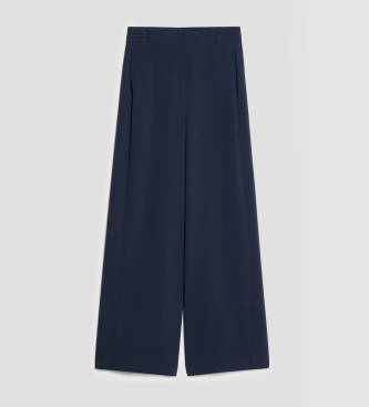 PennyBlack Weite Hose aus Povatta-Cady in Marineblau