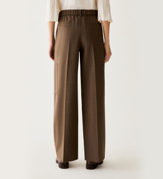 PennyBlack Cargo-Hose aus reiner Feluca-Wolle in Braun
