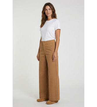 PennyBlack Wide-fit Pbbordine Pants brown