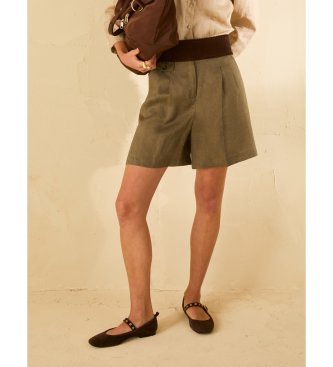 PennyBlack Leinen-Shorts Pbbaddobbo gr�n