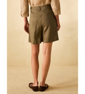 PennyBlack Leinen-Shorts Pbbaddobbo gr�n