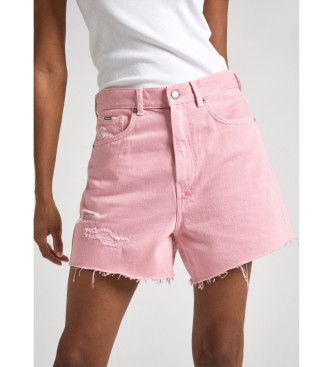 Pepe Jeans Linha curta cor-de-rosa