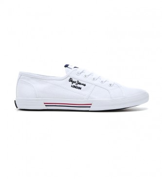 Pepe Jeans Aberlady Ecobass white shoes