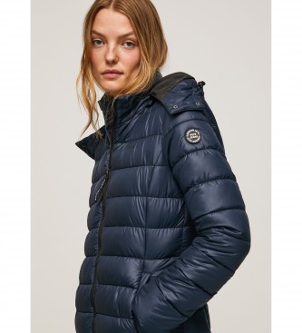Pepe Jeans Quilted coat Agnes navy
