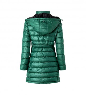 Pepe Jeans Quilted coat Agnes green