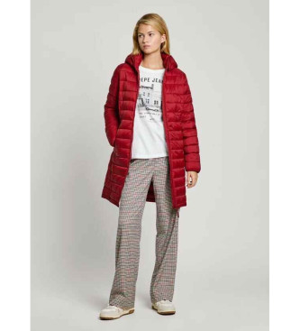 Pepe Jeans Ammy Coat Lng rdbrun