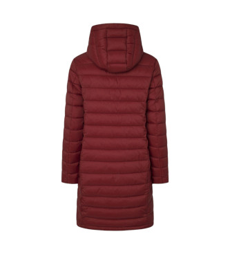 Pepe Jeans Ammy Coat Lang rdbrun