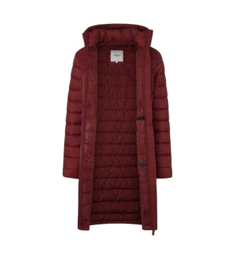 Pepe Jeans Ammy Coat Lng rdbrun