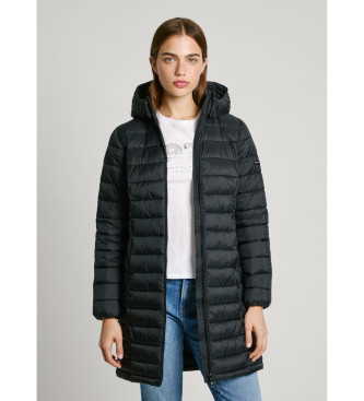 Pepe Jeans Cappotto lungo nero Ammy 