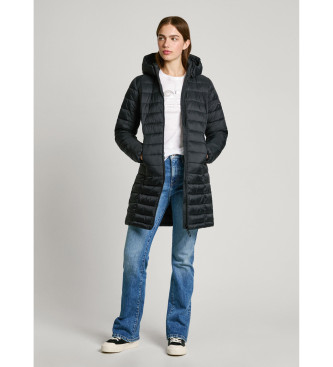 Pepe Jeans Cappotto lungo nero Ammy 