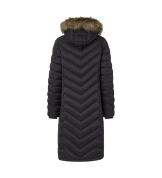 Pepe Jeans Cappotto lungo nero Babs