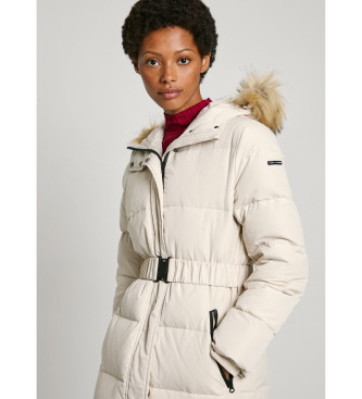 Pepe Jeans Bella coat off-white